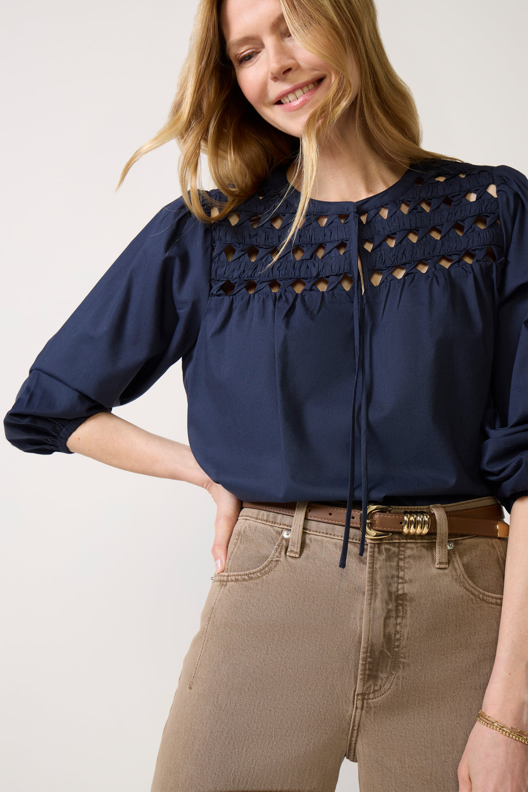 Daisey Cutwork Blouse