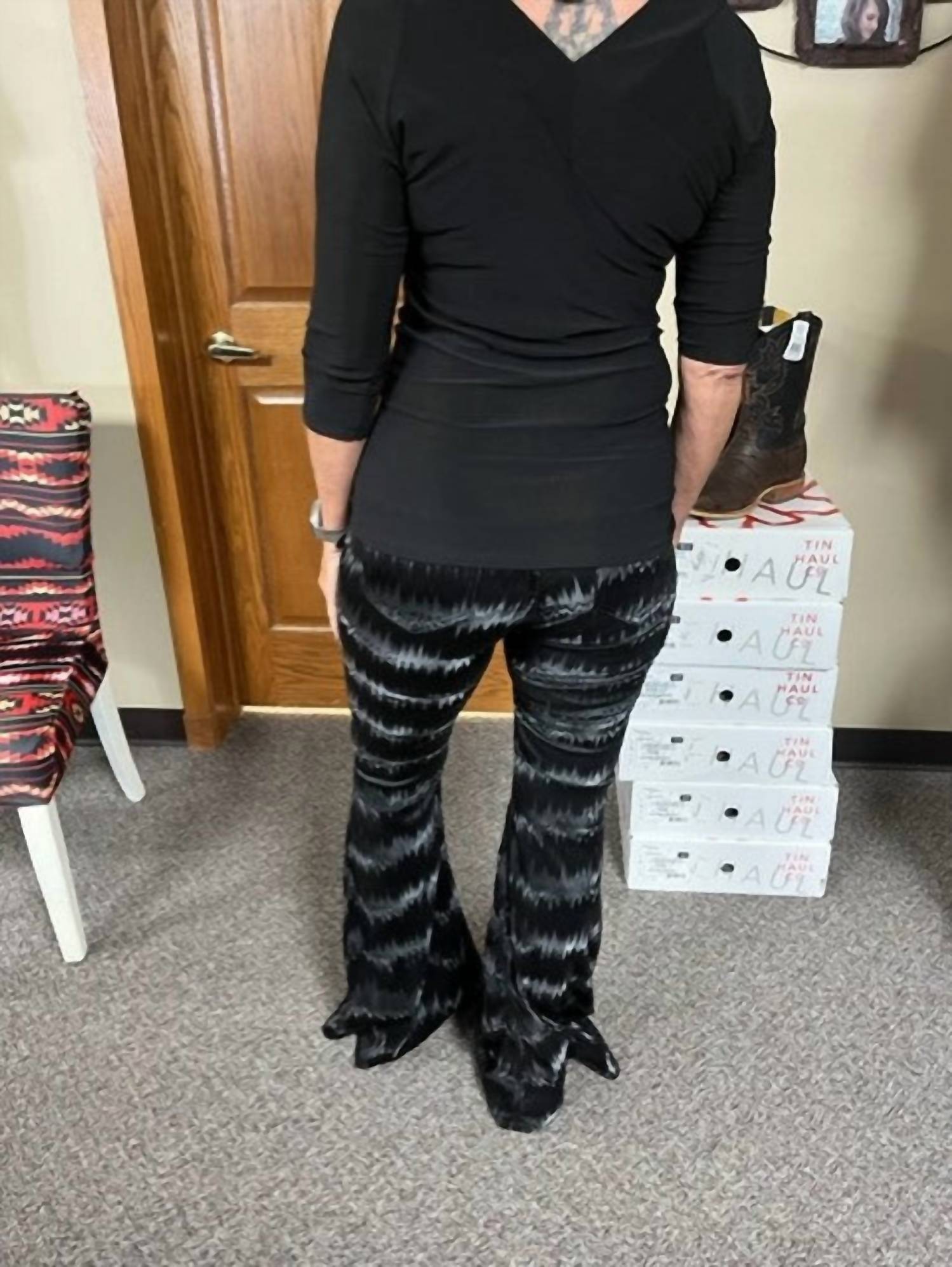 Rock & Roll Denim - Women's Shimmering Flare Leg Pants