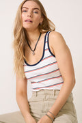Fisher Striped Rib Tank