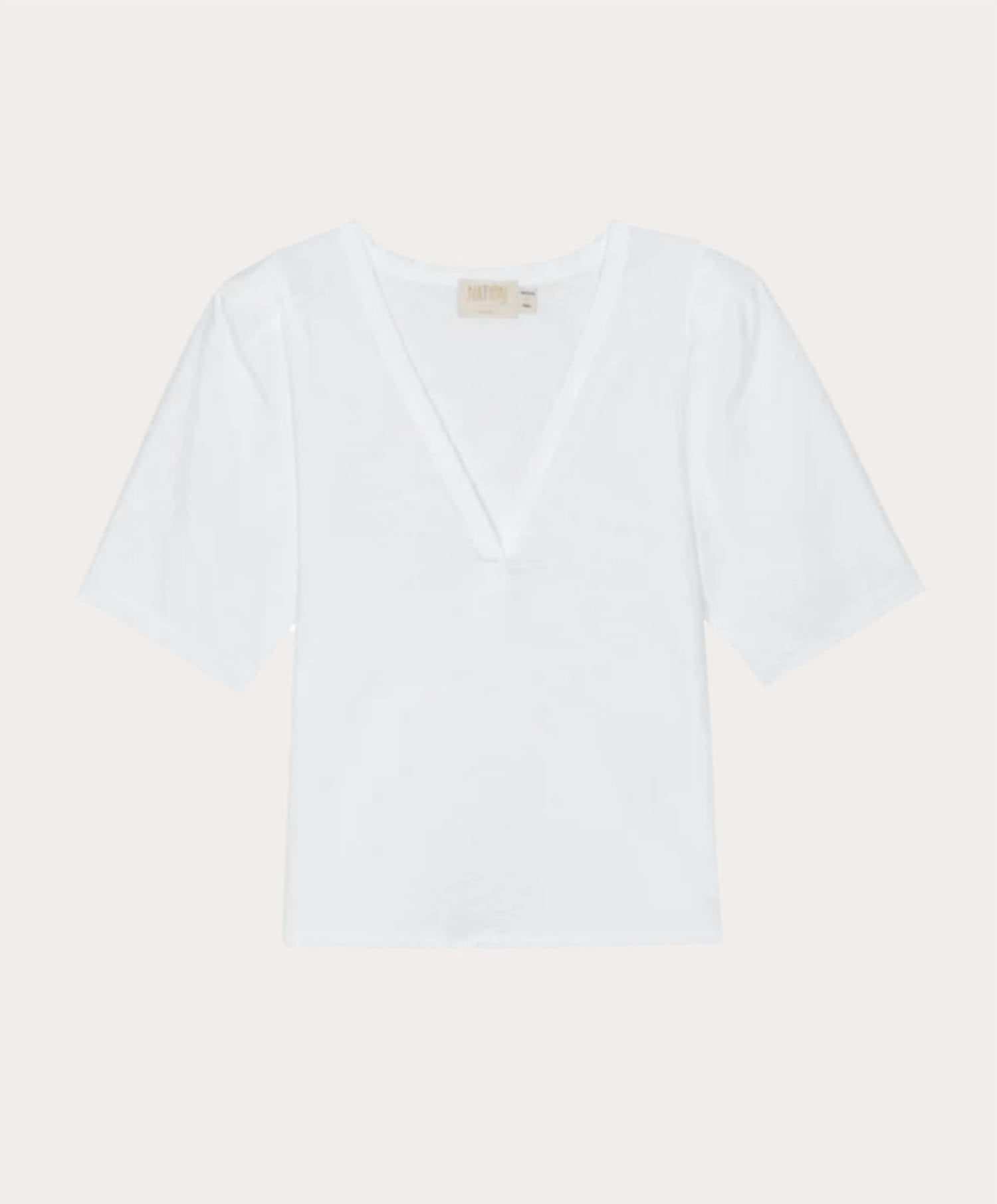 Nation Ltd - Joelene V Neck Short Sleeve Top