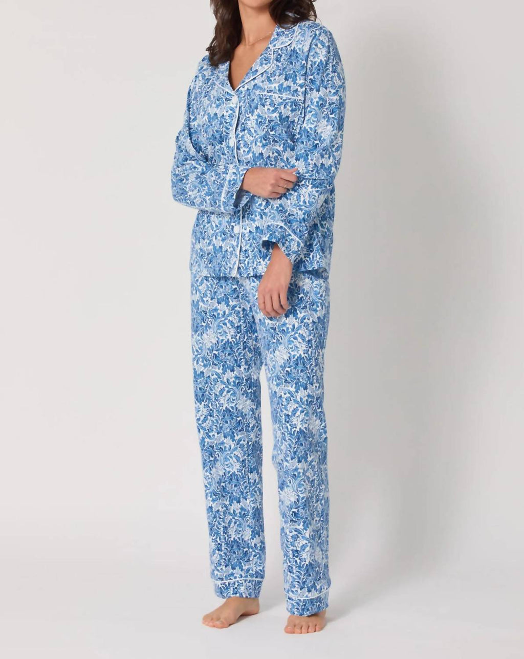 Bedhead Pjs - Long Sleeve Classic Stretch Jersey Pajama Set - Plus