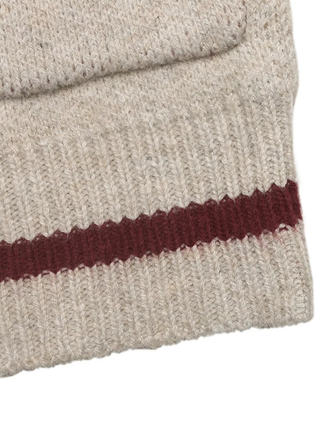 Zip-Up Contrast Trim Cardigan
