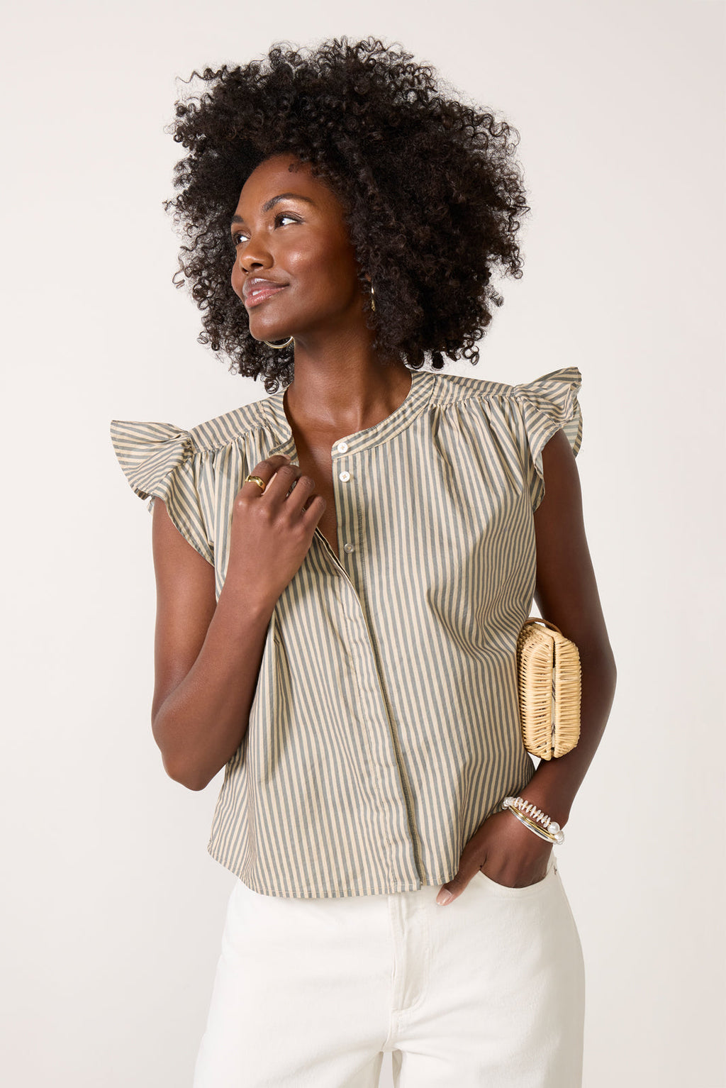 Leona Flutter Top