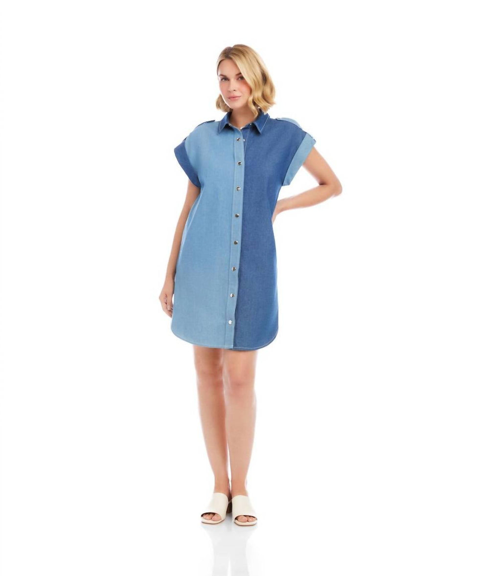 Karen Kane - Cap Sleeve Shirtdress