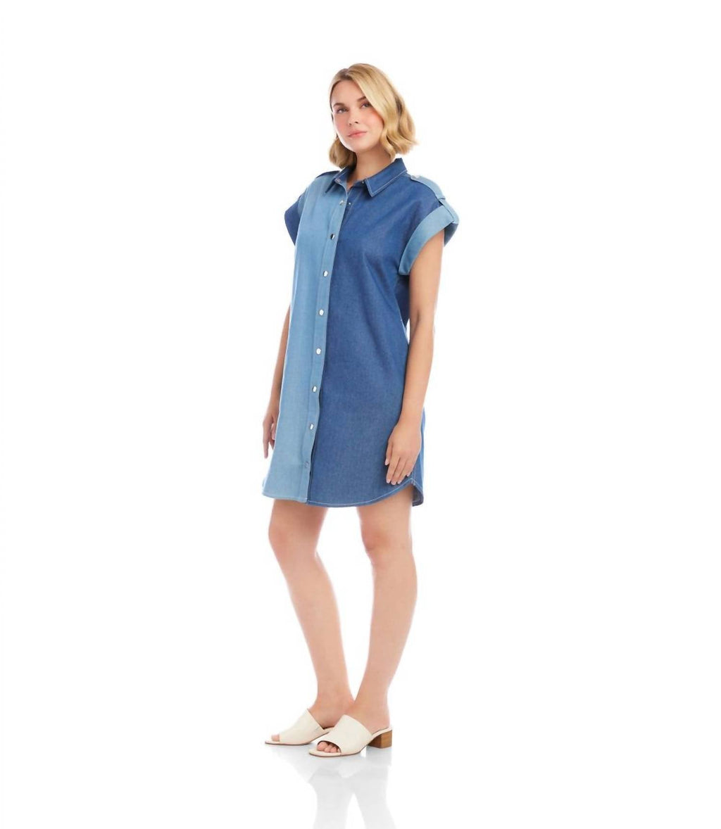 Karen Kane - Cap Sleeve Shirtdress