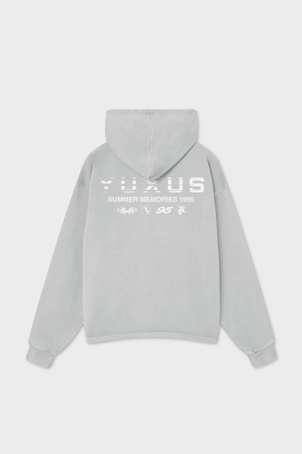 MORT MEMORIES HOODIE LIGHT GREY