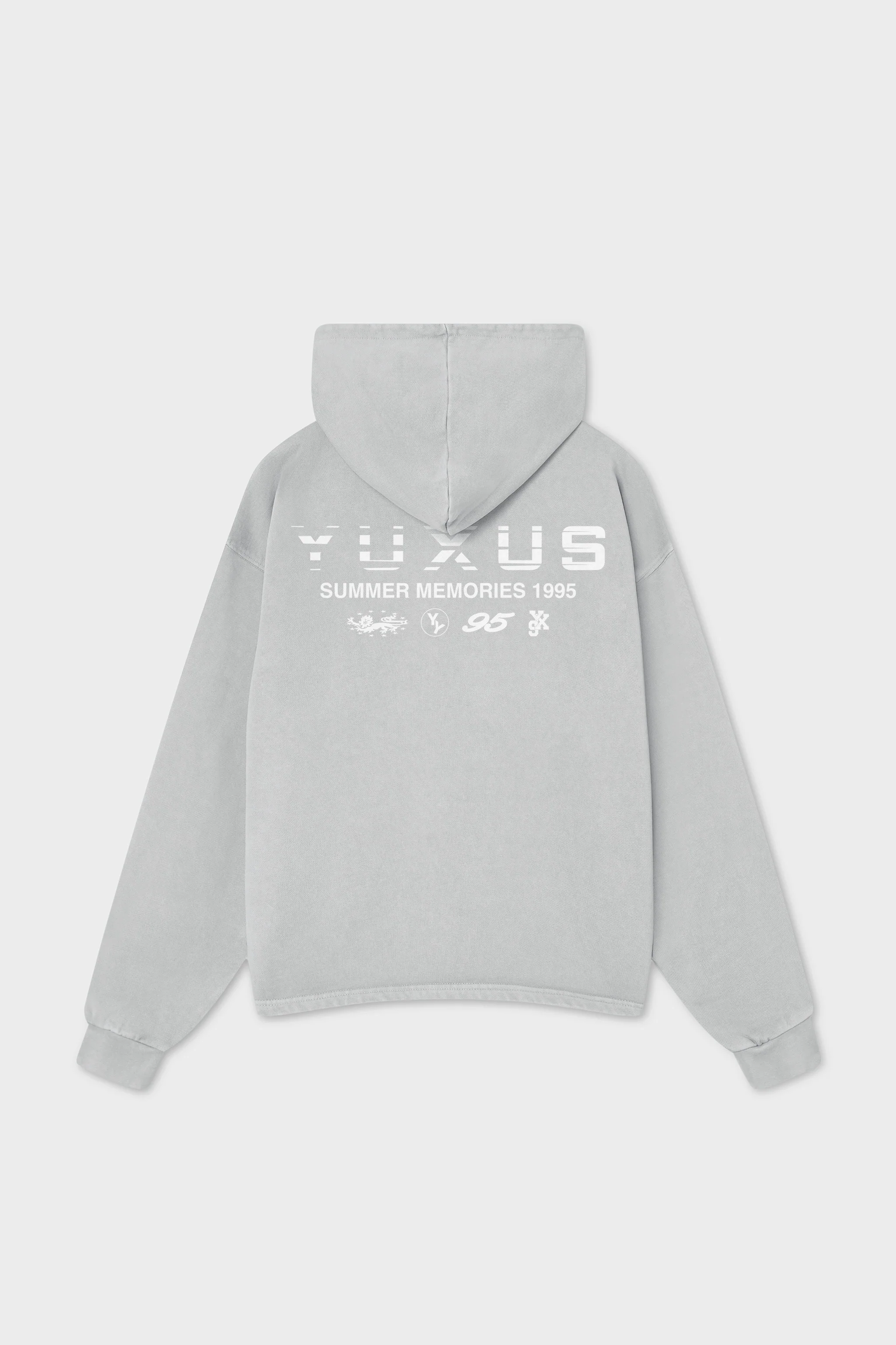 MORT MEMORIES HOODIE LIGHT GREY