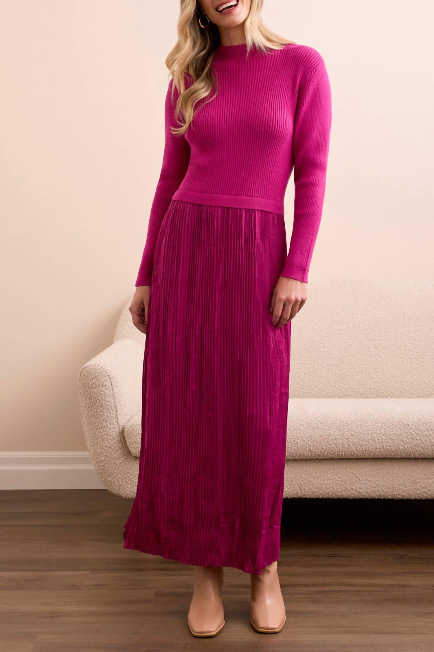 Tribal - Twofer Maxi Dress With Lining
