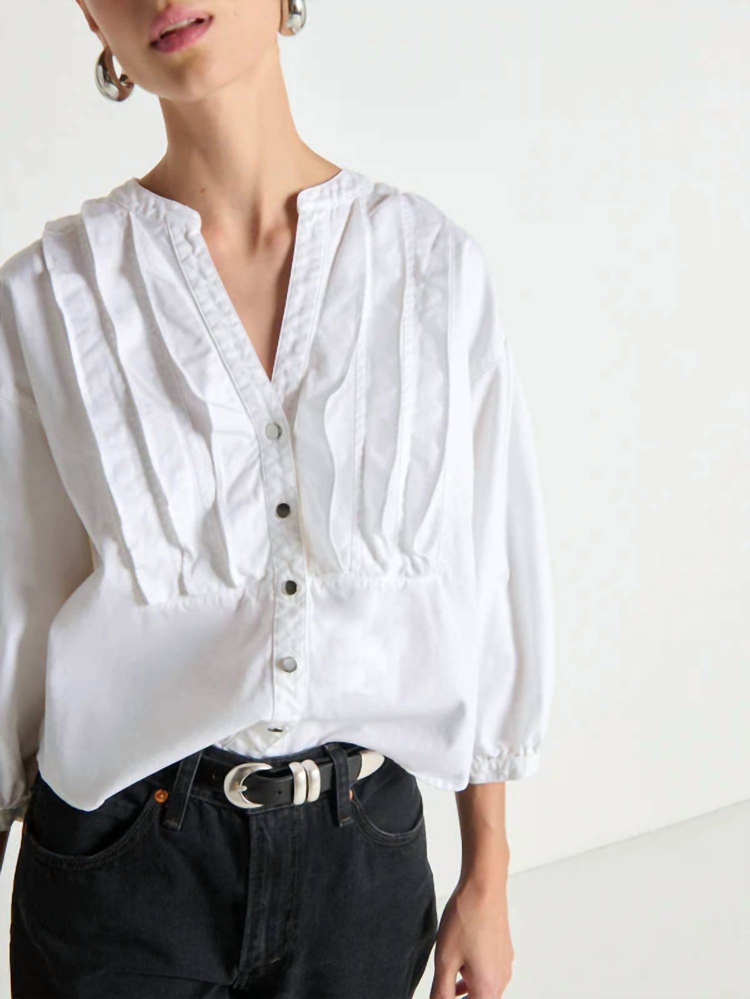 Nation Ltd - Amelia Ruffle Shirt