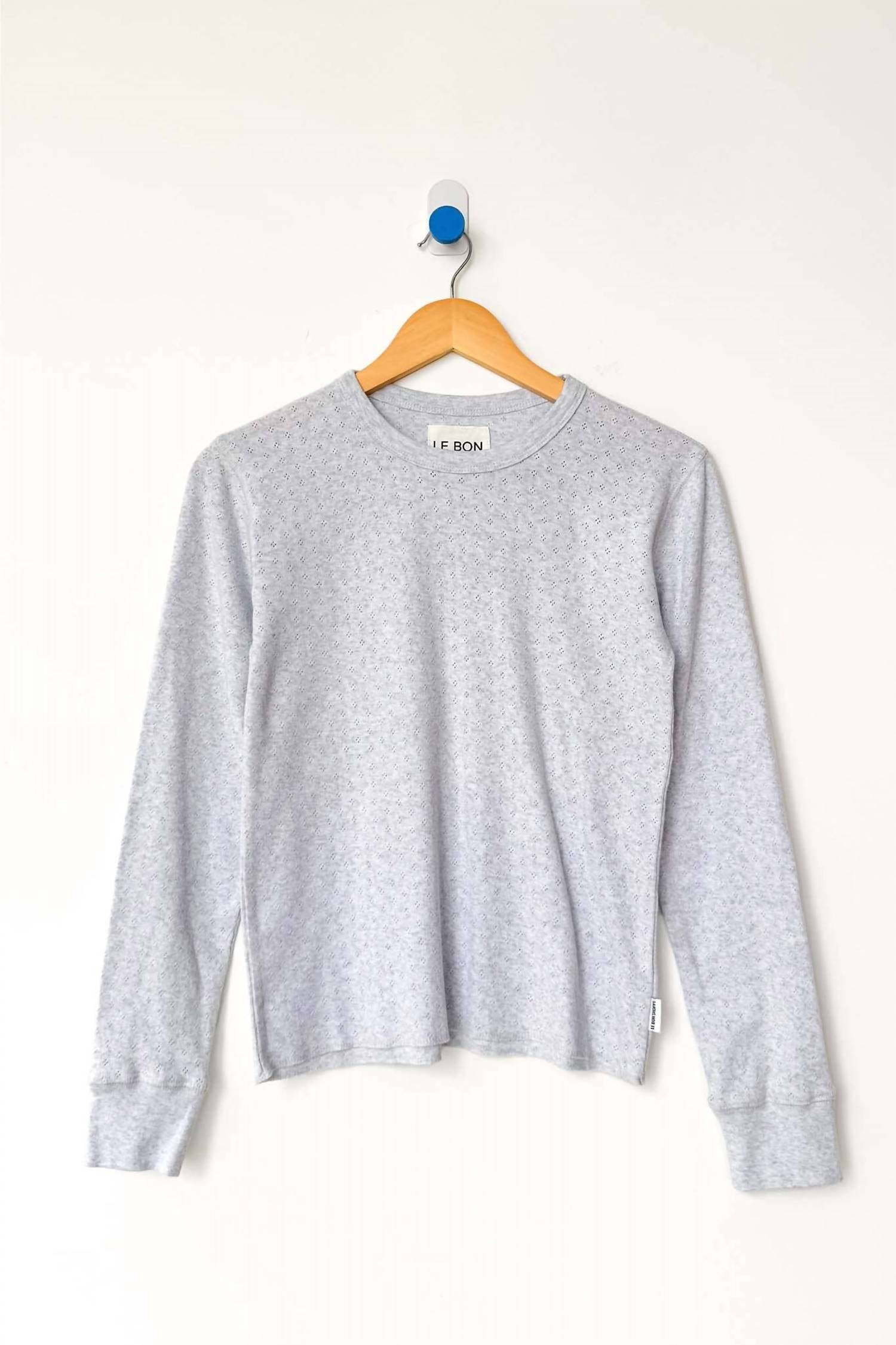 Le Bon Shoppe - Pointelle Fundamental Shirt