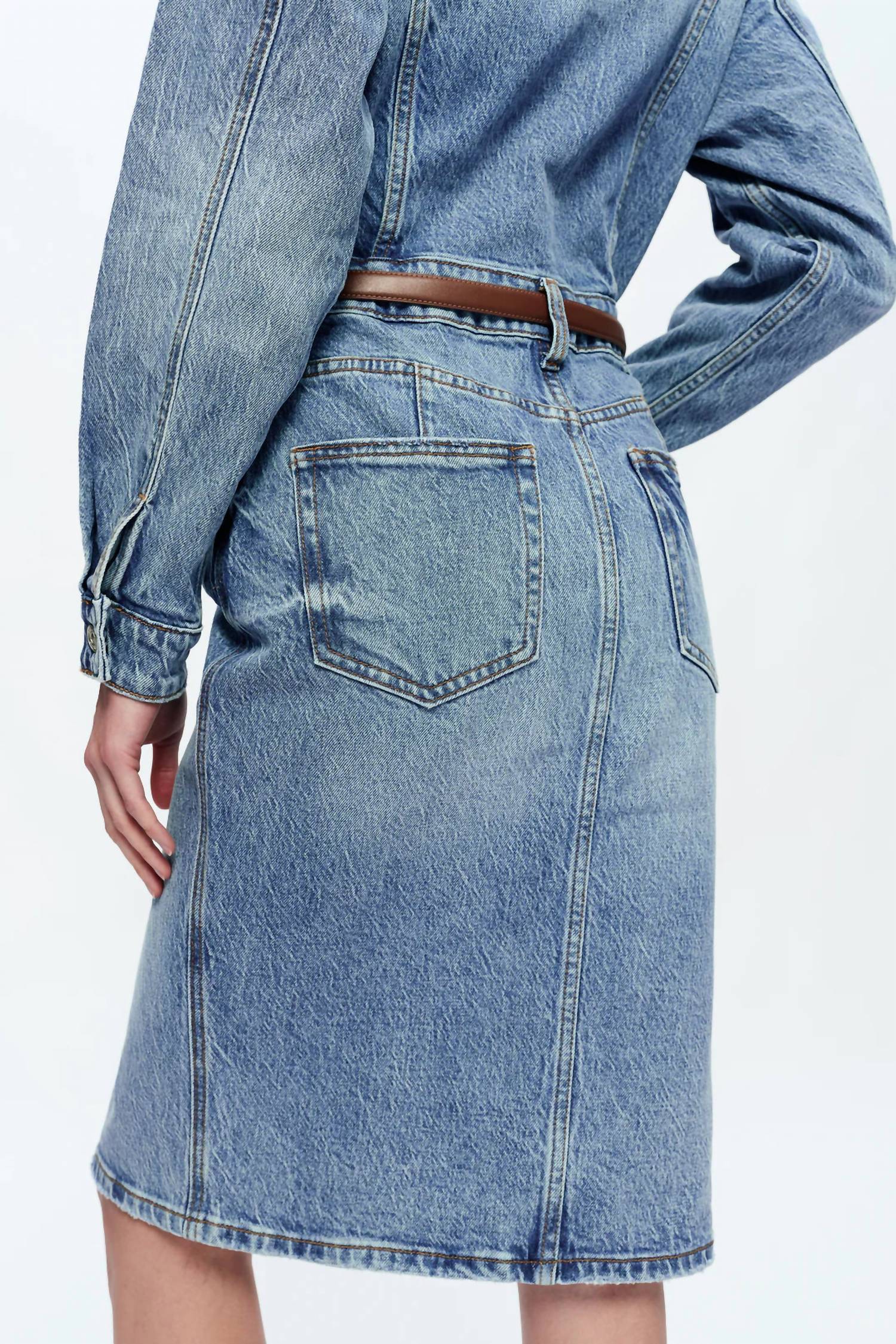 Bayeas - Doris Long Sleeve Denim Dress