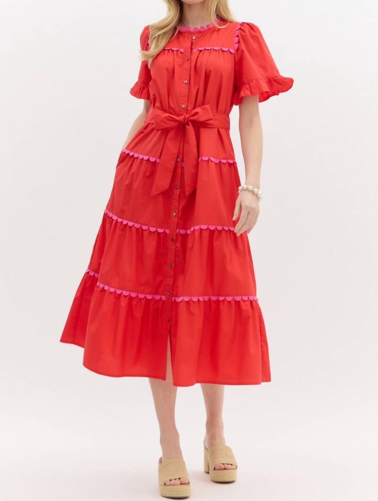 Entro - Zinnia Midi Dress