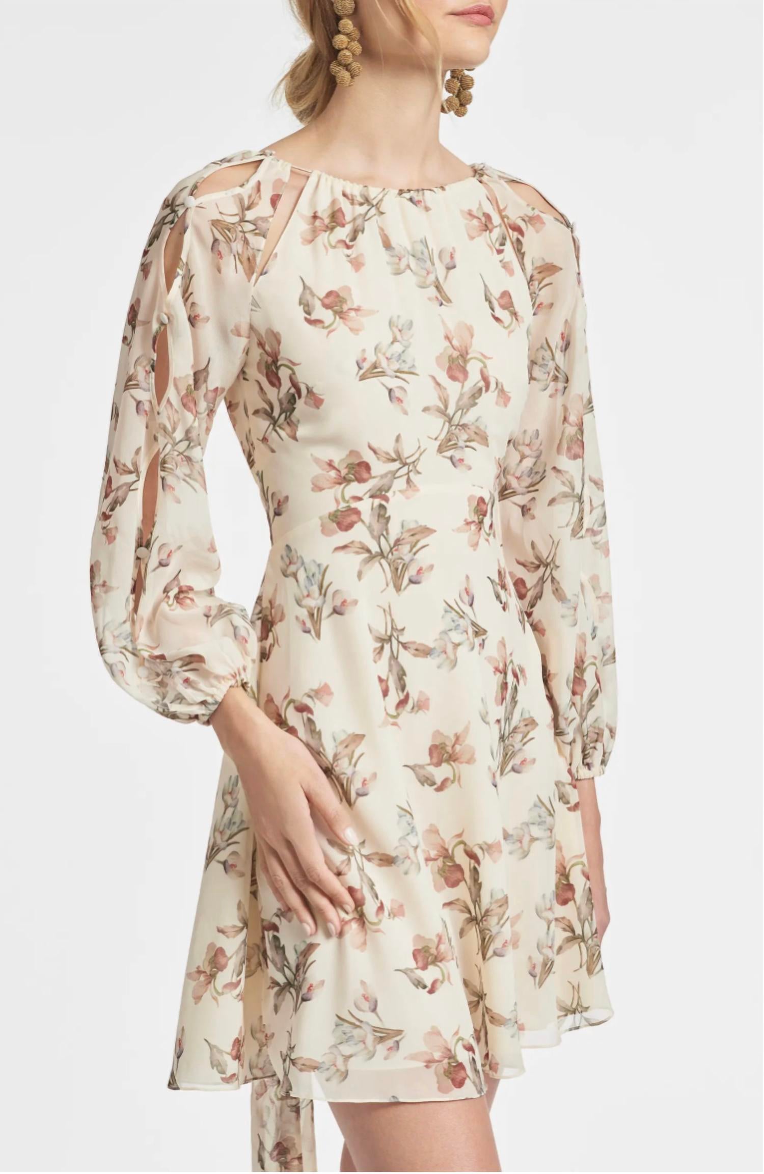 Sachin & Babi - Bevvy Floral Chiffon Mini Dress
