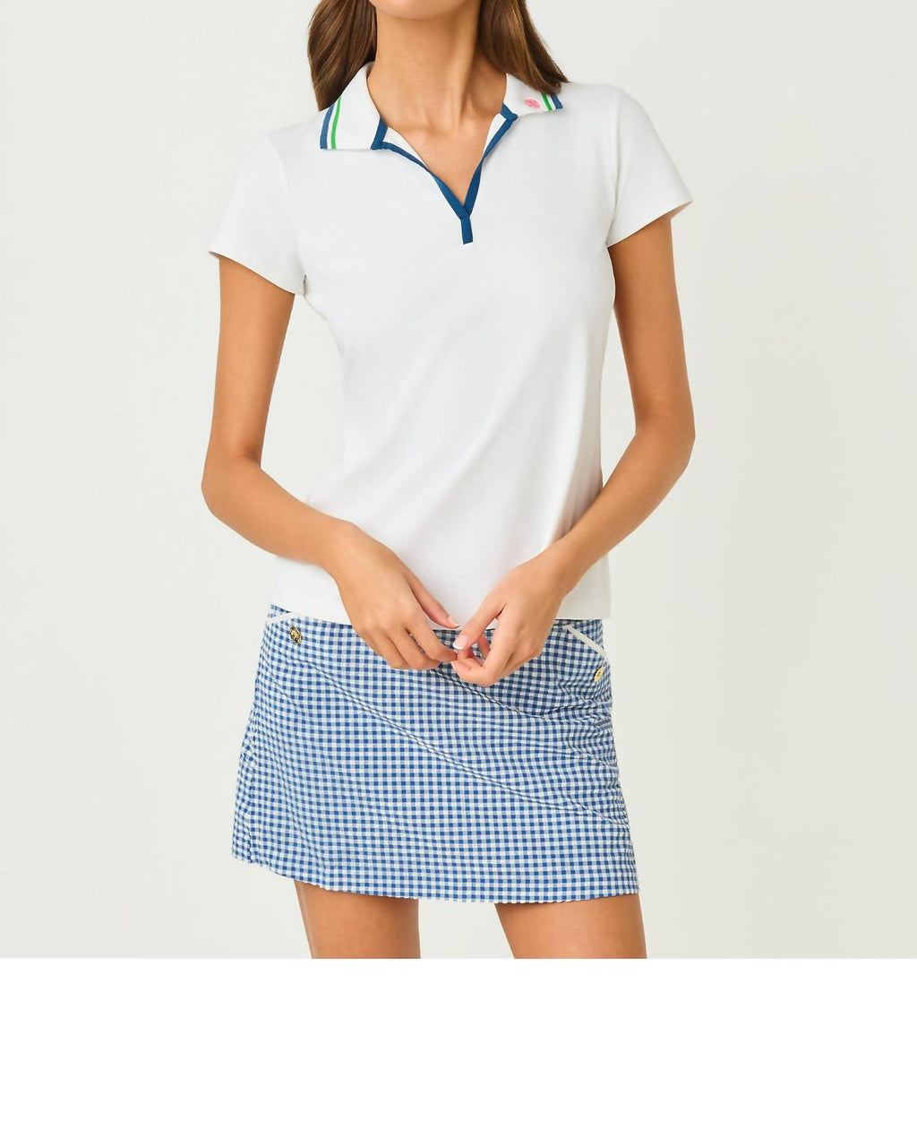 Lilly Pulitzer - Upf50+ Frida Short Sleeve Polo Shirt