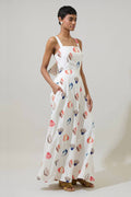 Sugarlips - Kara Shells Cotton Maxi Dress