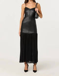 Astr - MIXED MEDIA MAXI DRESS