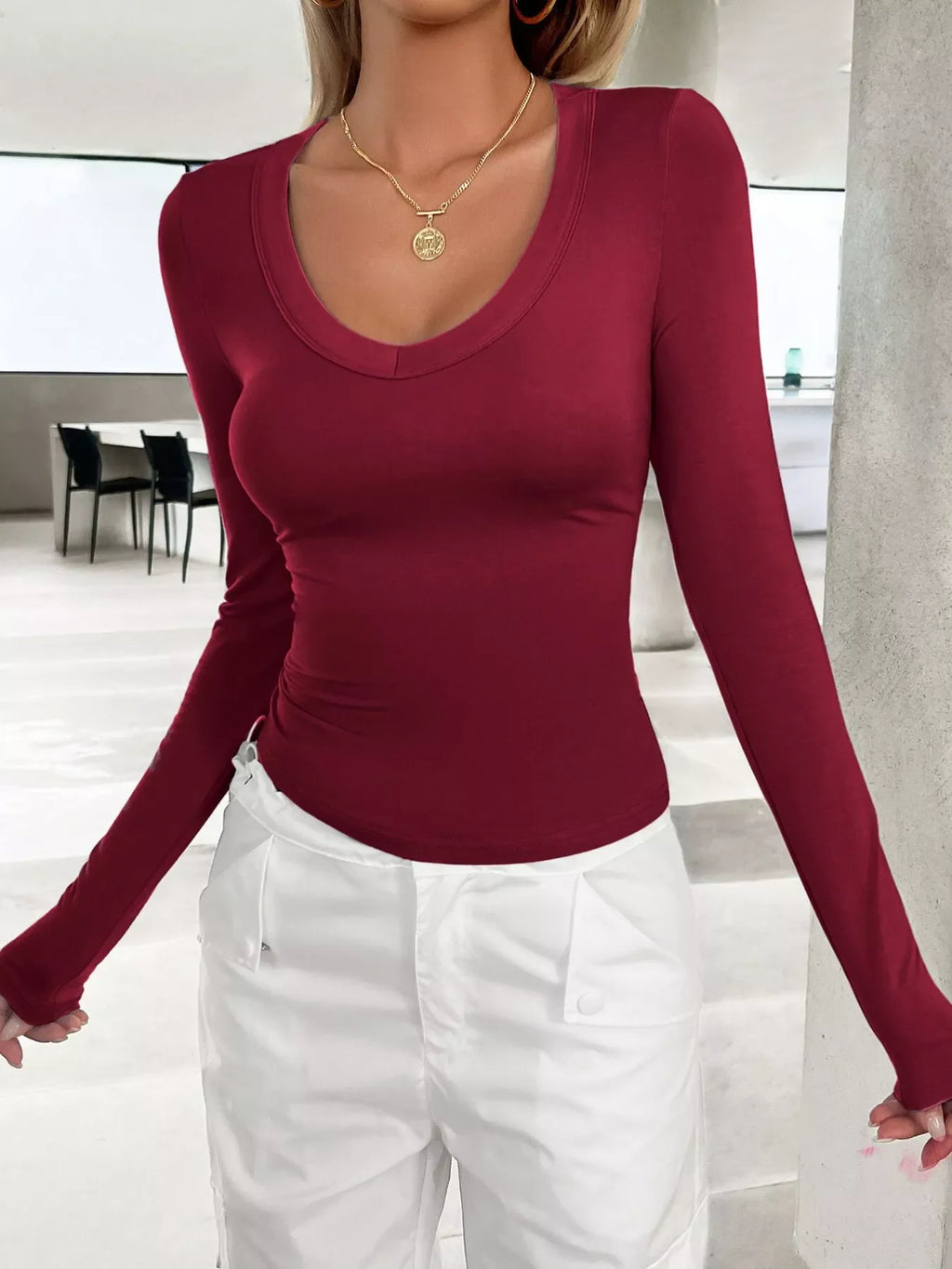 Slim Fit Long Sleeve T-Shirt