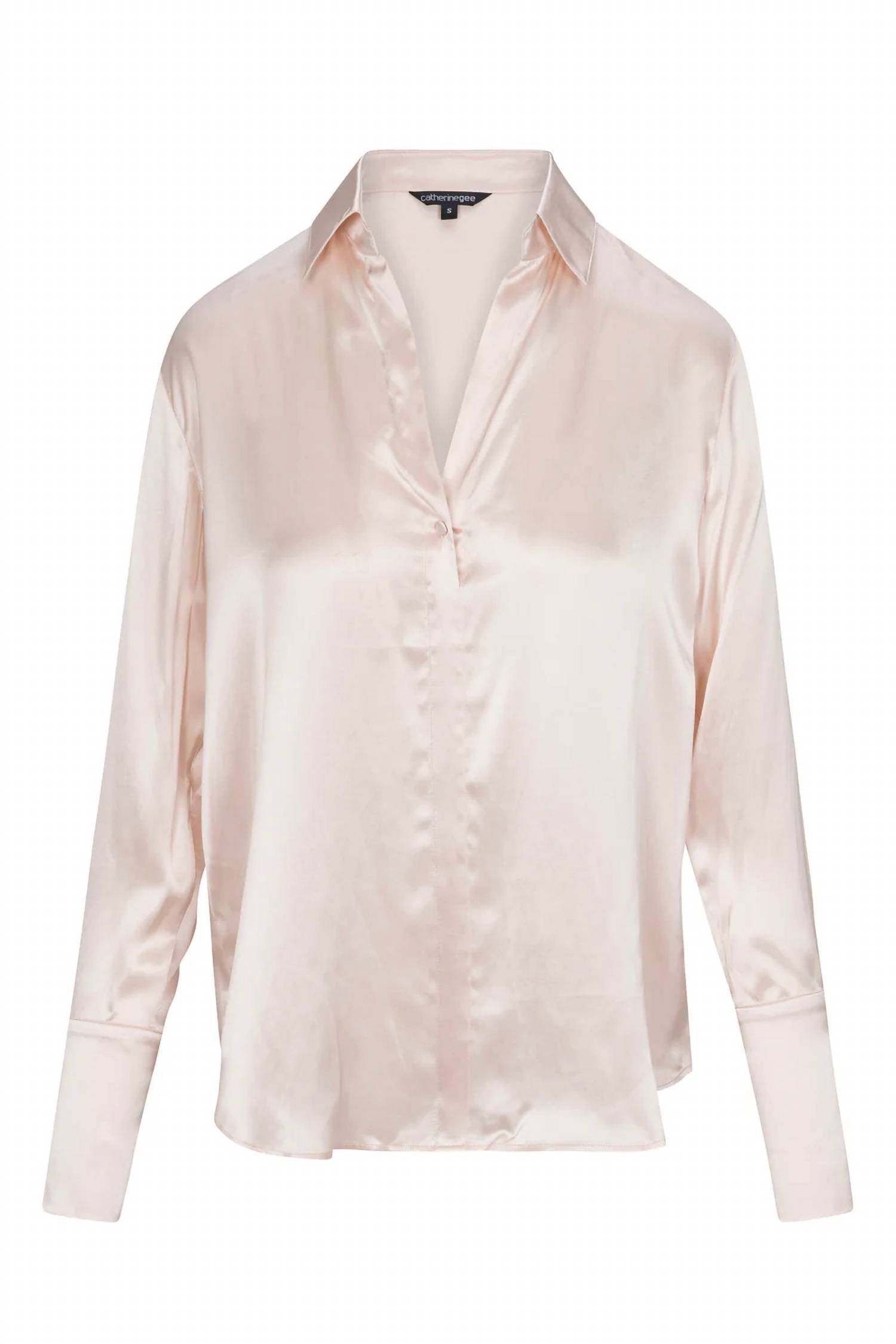 Catherine Gee - Daria French Cuff Silk Blouse