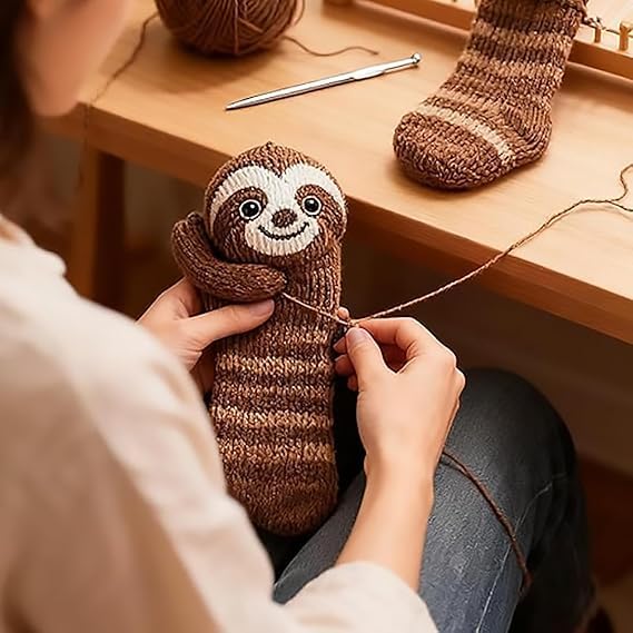 Cute Animal Socks for Women - Plush Long Stocking Socks with 3D Designs