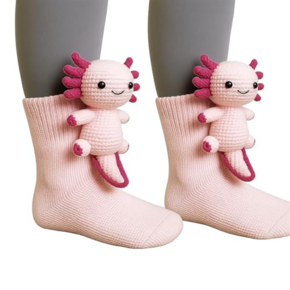 Cute Animal Socks for Women - Plush Long Stocking Socks with 3D Designs