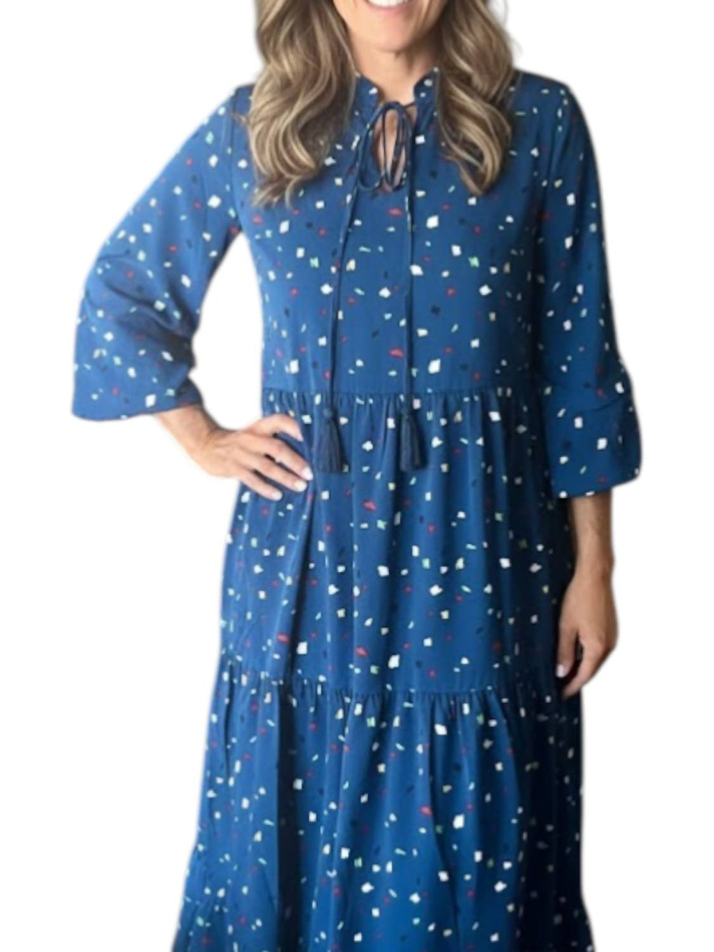 Layerz Clothing - Bristy Confetti Maxi Dress