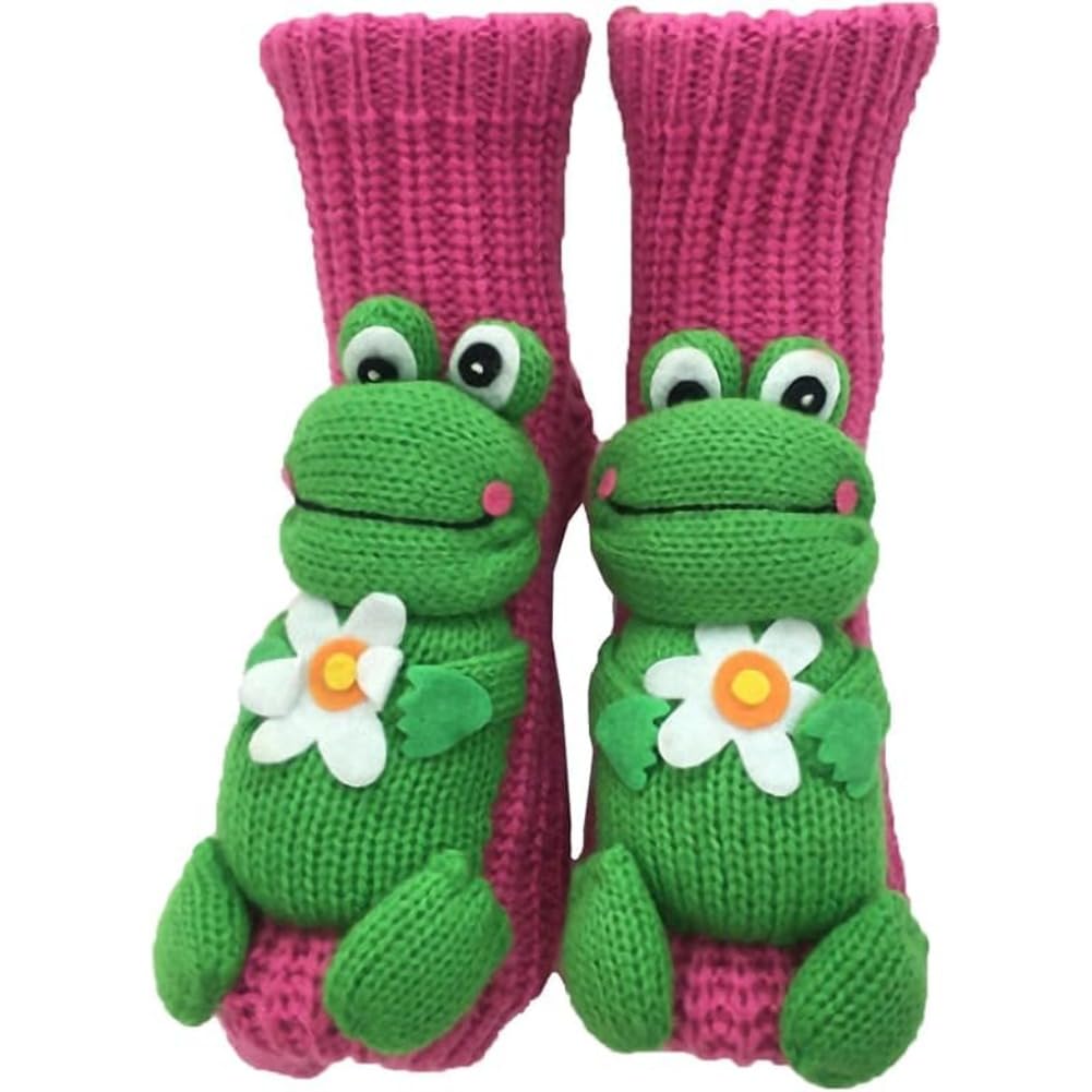 Cute Animal Socks for Women - Plush Long Stocking Socks with 3D Designs