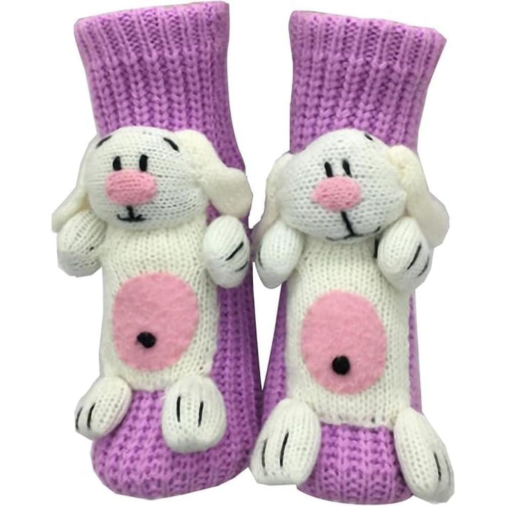 Cute Animal Socks for Women - Plush Long Stocking Socks with 3D Designs