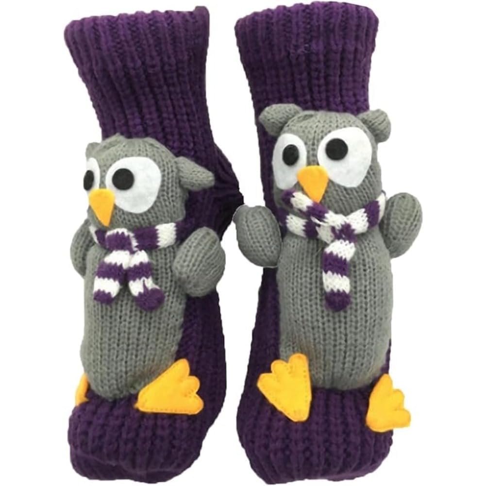 Cute Animal Socks for Women - Plush Long Stocking Socks with 3D Designs