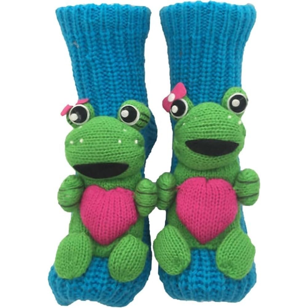 Cute Animal Socks for Women - Plush Long Stocking Socks with 3D Designs