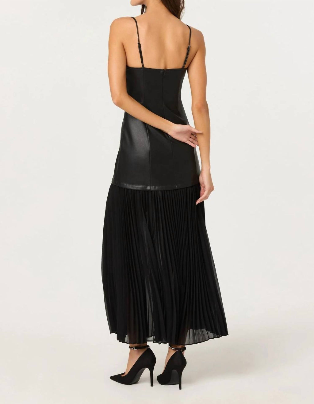 Astr - MIXED MEDIA MAXI DRESS