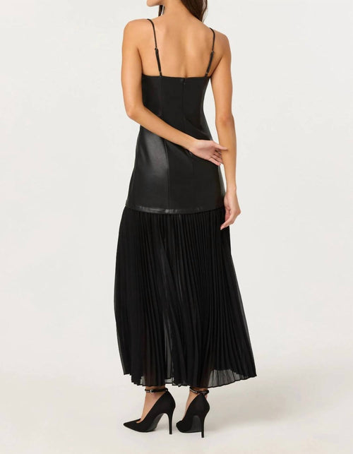 Astr - MIXED MEDIA MAXI DRESS