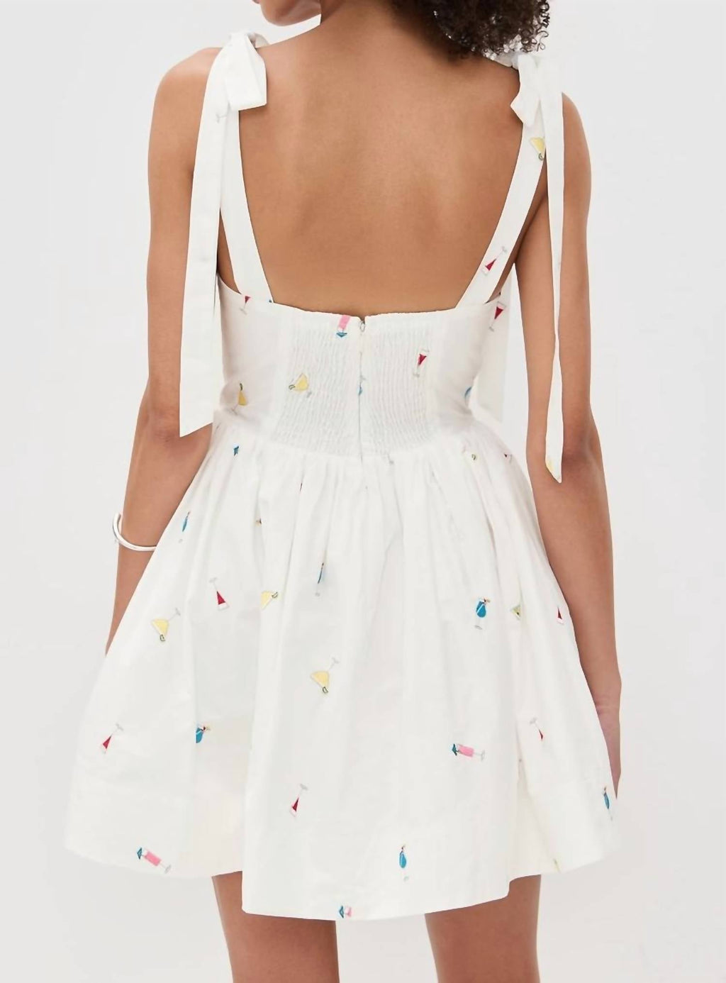 En Saison - Nellie Embroidered Corset Style Mini Dress