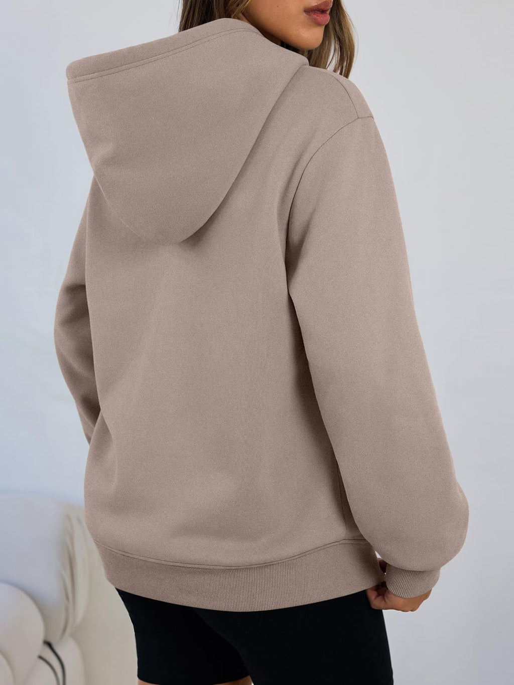 Women's Winter Fleece Sherpa Lined Hoodie - Warm Pullover Sweatshirt