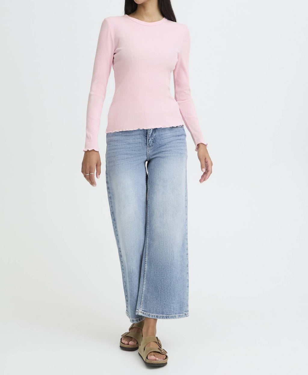 B.Young - Sinne Long Sleeve Ribbed Tee