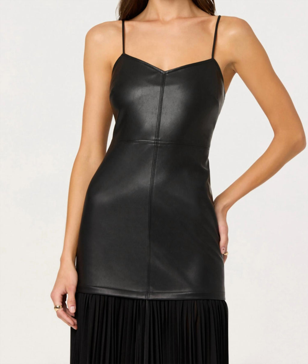 Astr - MIXED MEDIA MAXI DRESS