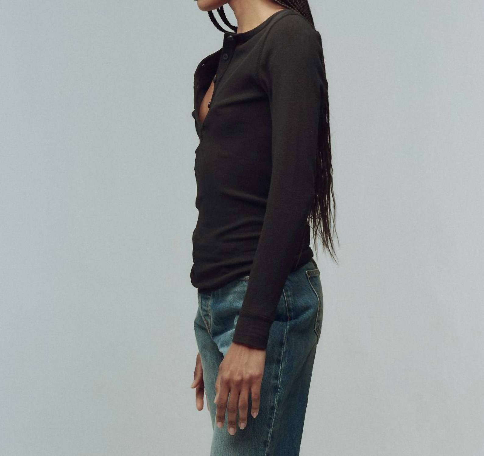 The Great. - The Baby Rib Henley Top