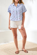 Tribal - Button Front Blouse