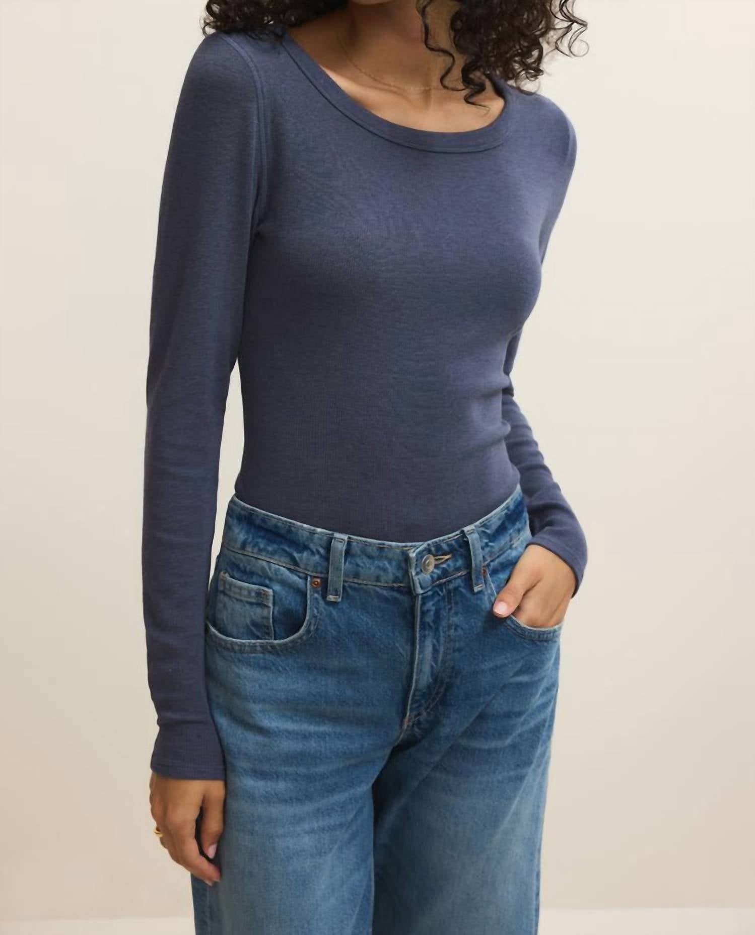 Z Supply - Renae Slub Rib Long Sleeve Top
