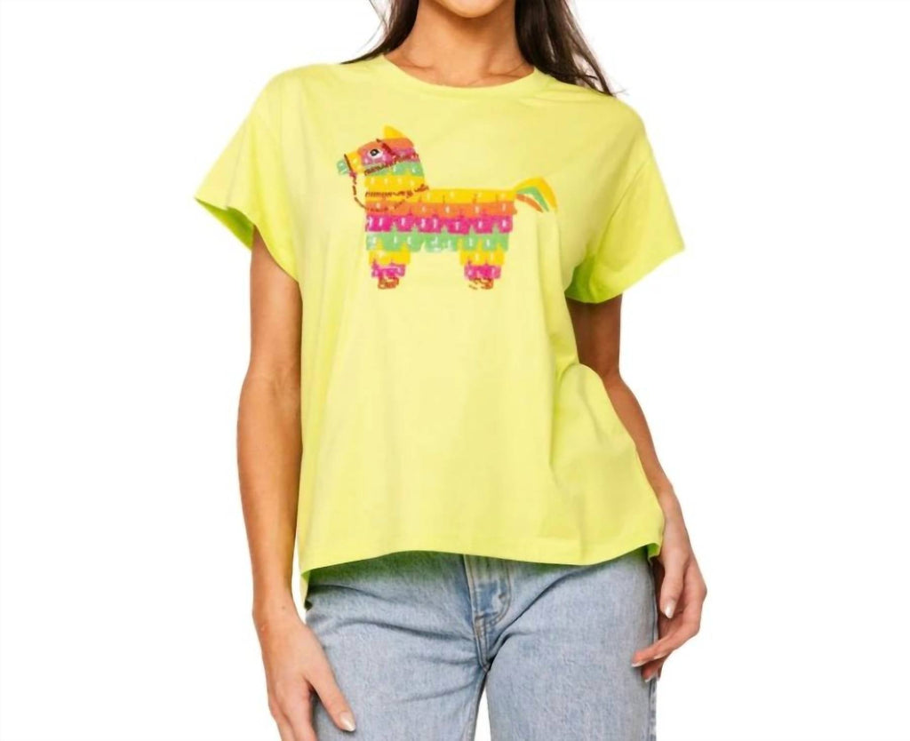 Queen Of Sparkles - Piñata Crewneck Tee