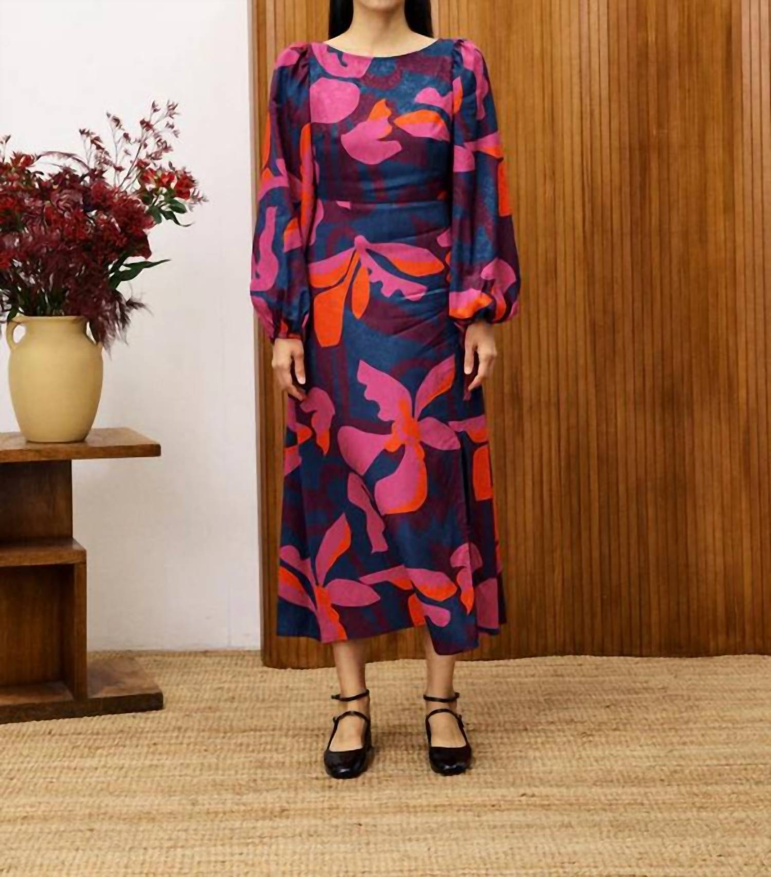 Frnch - Stendhal Geo Floral Dress