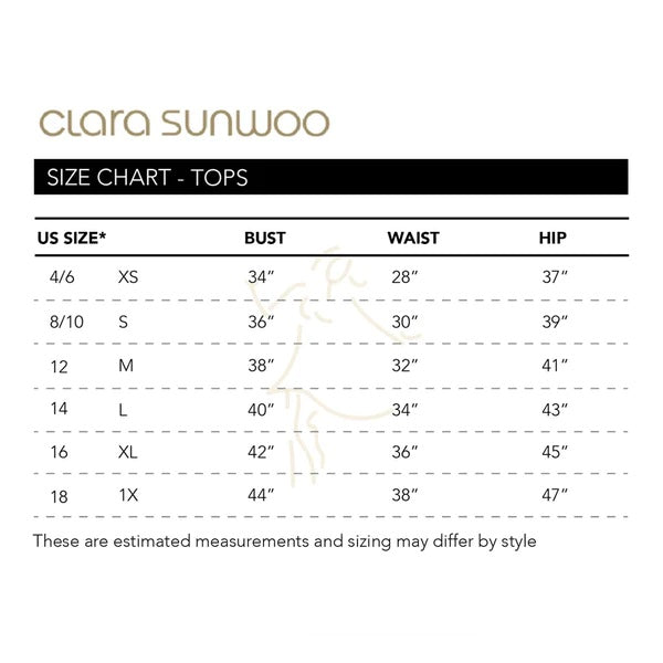 Clara Sunwoo - V-neck Draped Pleat Top