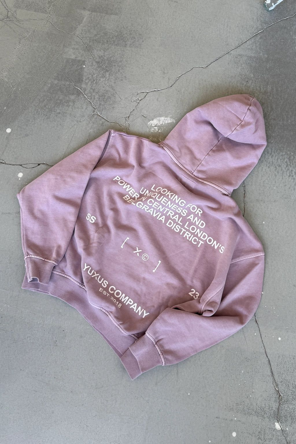 LAVENDER BELGRAVE HOODIE