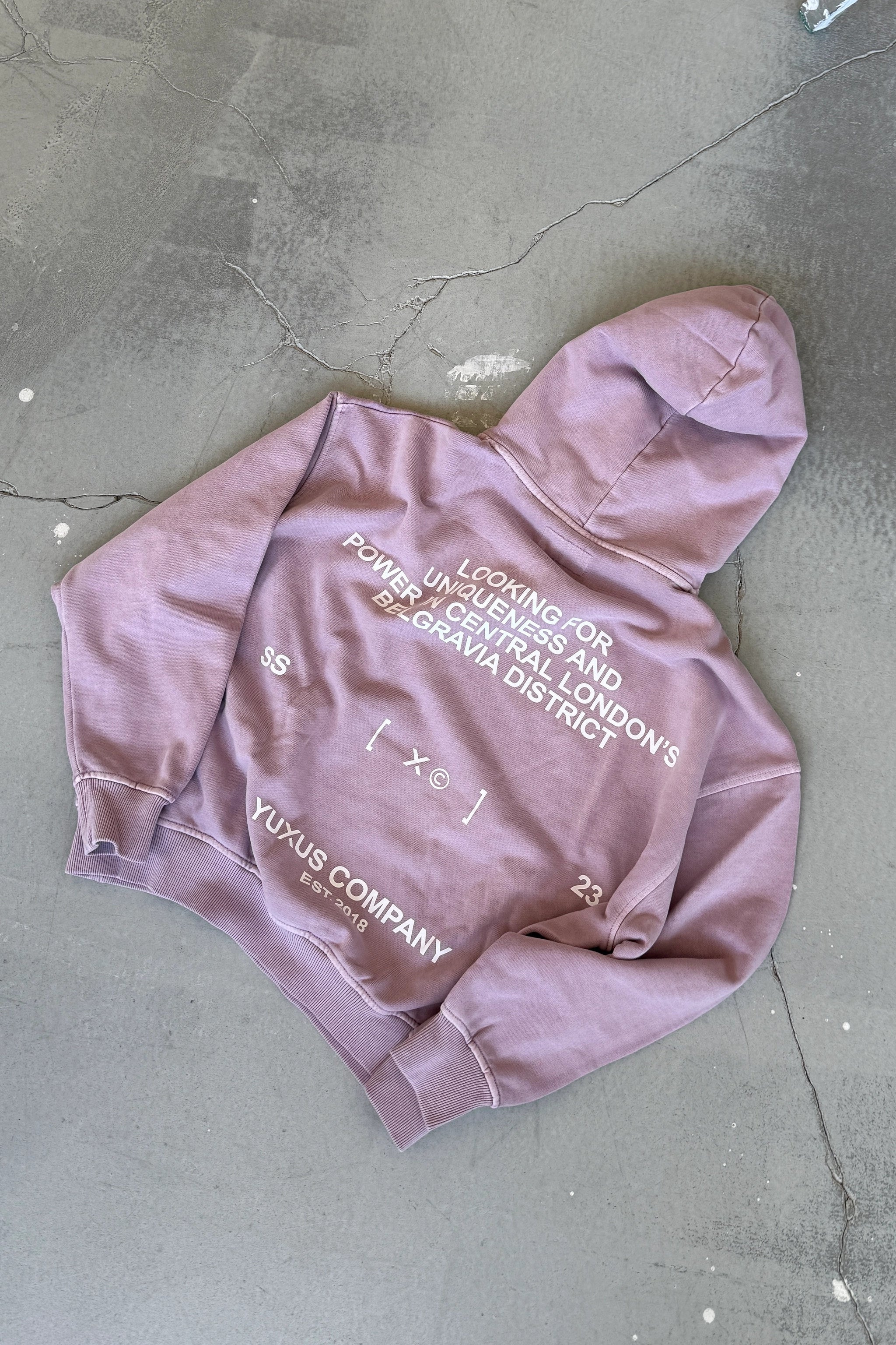 LAVENDER BELGRAVE HOODIE