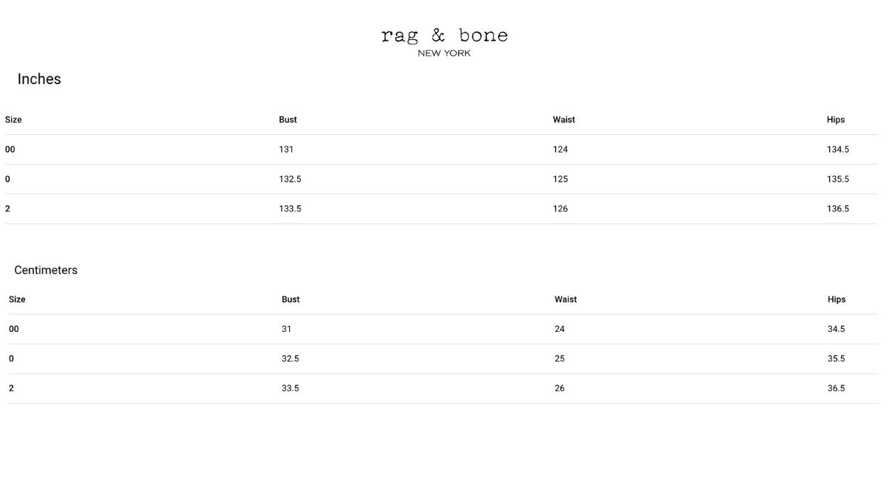 Rag & Bone - Miramar Baby Tee Top