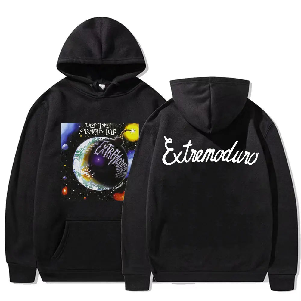 Graphic Hoodies Men Women Fashion Retro Long Sleeve Sweatshirt Man Fleece Loose Oversized Hoodie