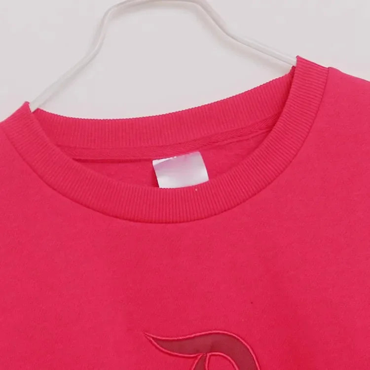 Mickey Mouse Letter Embroidery Sweatshirt New Women Long Sleeve O-Neck Pullover Jumper Tops