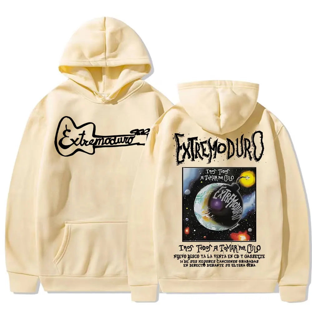 Graphic Hoodies Men Women Fashion Retro Long Sleeve Sweatshirt Man Fleece Loose Oversized Hoodie