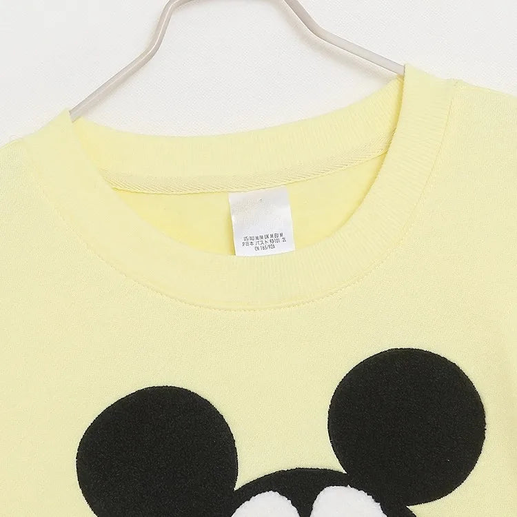 Sweatshirt Mickey Mouse Daisy Duck Cartoon Print Embroidery Women Pullover Fleece Tee Jumper Tops