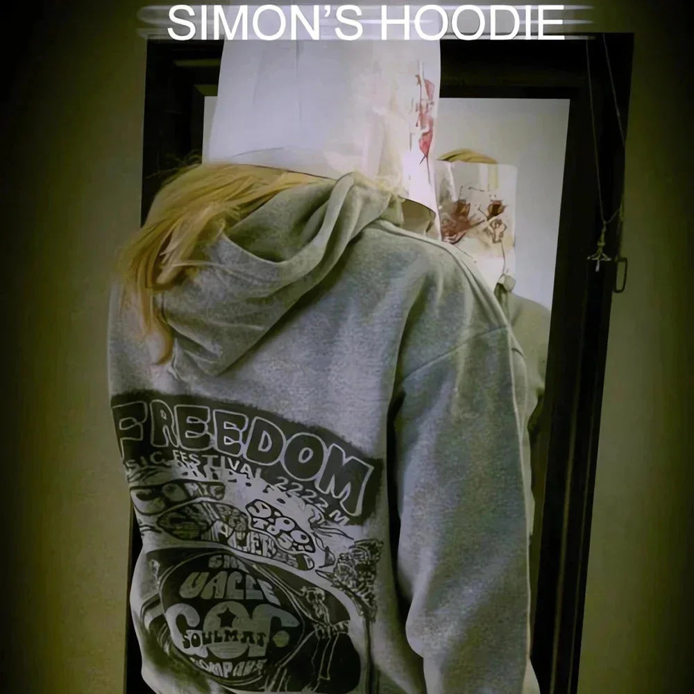 Zipped Hoodie Cry of Fear Simon's Hooded Cosplay Sweatshirt Winter Sweater Gamer Gift Trendy Aesthetic Hoodies