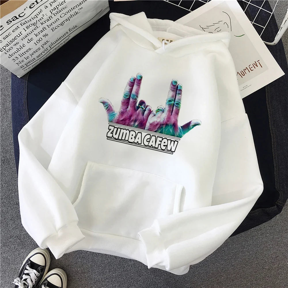 hoodies women graphic Fleece gothic sweat y2k sweater tracksuit women Fleece Hooded Shirt